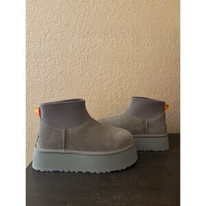 UGG Classic Ultra Mini Dipper Platform Women's Boots Size 9 Chestnut New